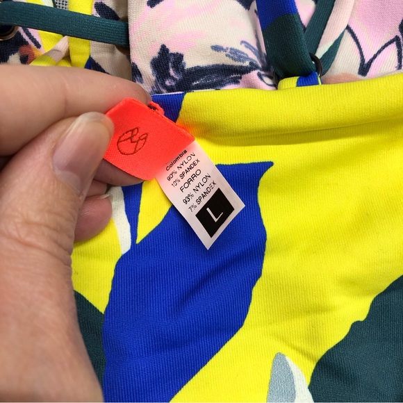 NWT maaji bikini swim top reversible lace up corset printed - Picture 8 of 10